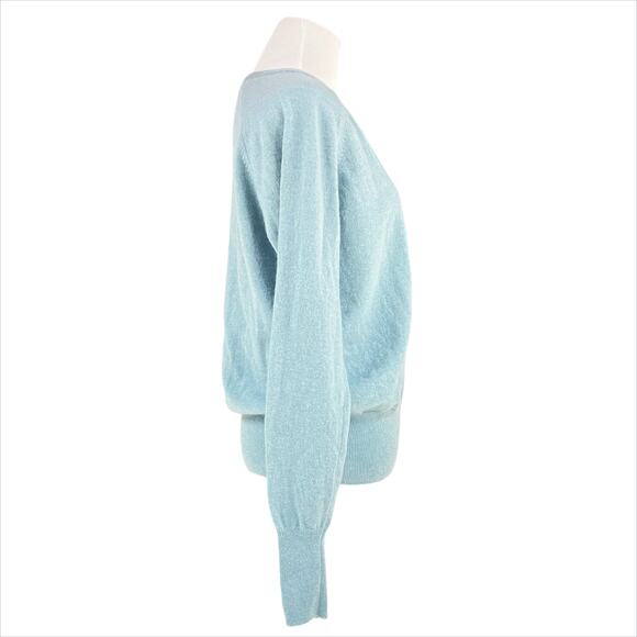 VINCE Wool & Cashmere Relaxed V-Neck Sweater Size XS Duck Egg Teal Blue - Picture 5 of 8